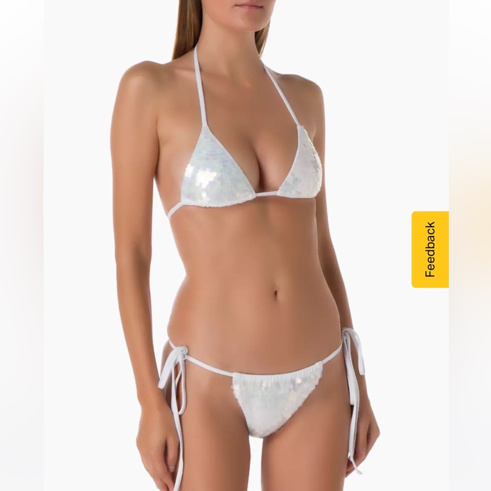 NEW Oceanus Sienna Sequin Embroidery Bikini